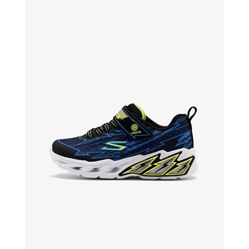  Skechers Light Storm 2.0 Bolt-Brights Erkek Çocuk Spor Ayakkabı (400149L BKBL)